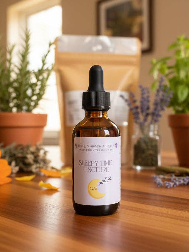 Sleepytime Tincture – Herbal Sleep Aid for Deep, Restful & Natural Sleep for wholesale by Angels Apoth-a-fairy
