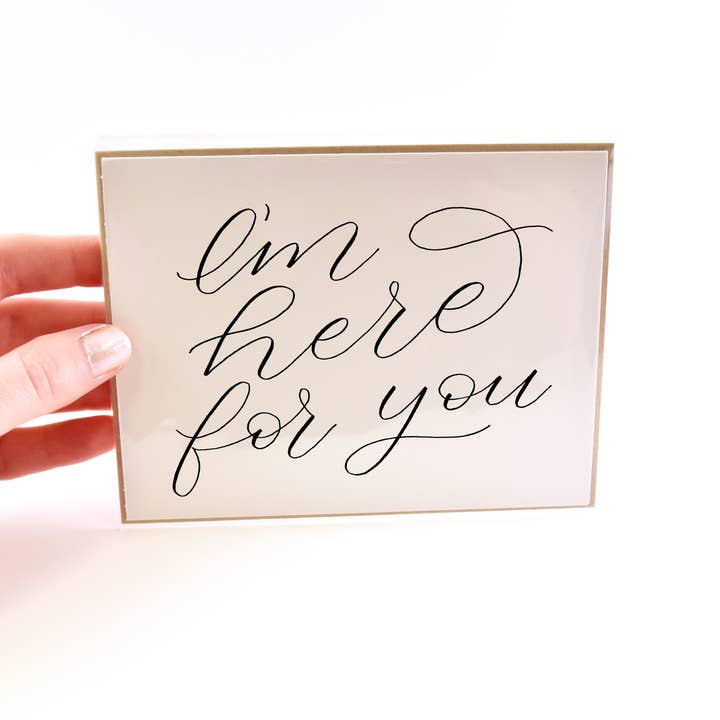 Greater Joy Design - Wholesale Encouragement Card - Greeting Card - I'm Here for You3