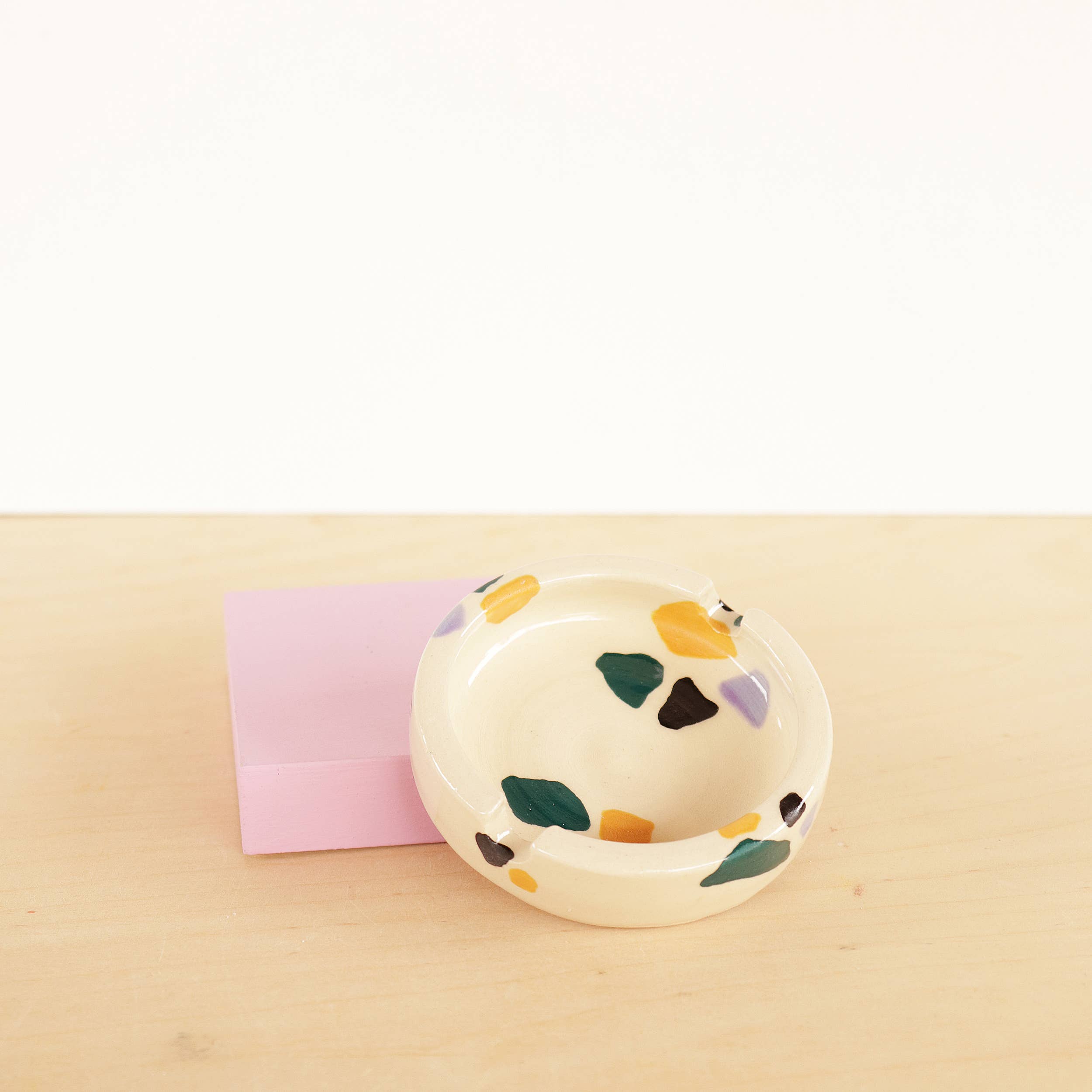 Nightshift Ceramics - Wholesale Ashtray - Small Ceramic Ashtray - Emerald1