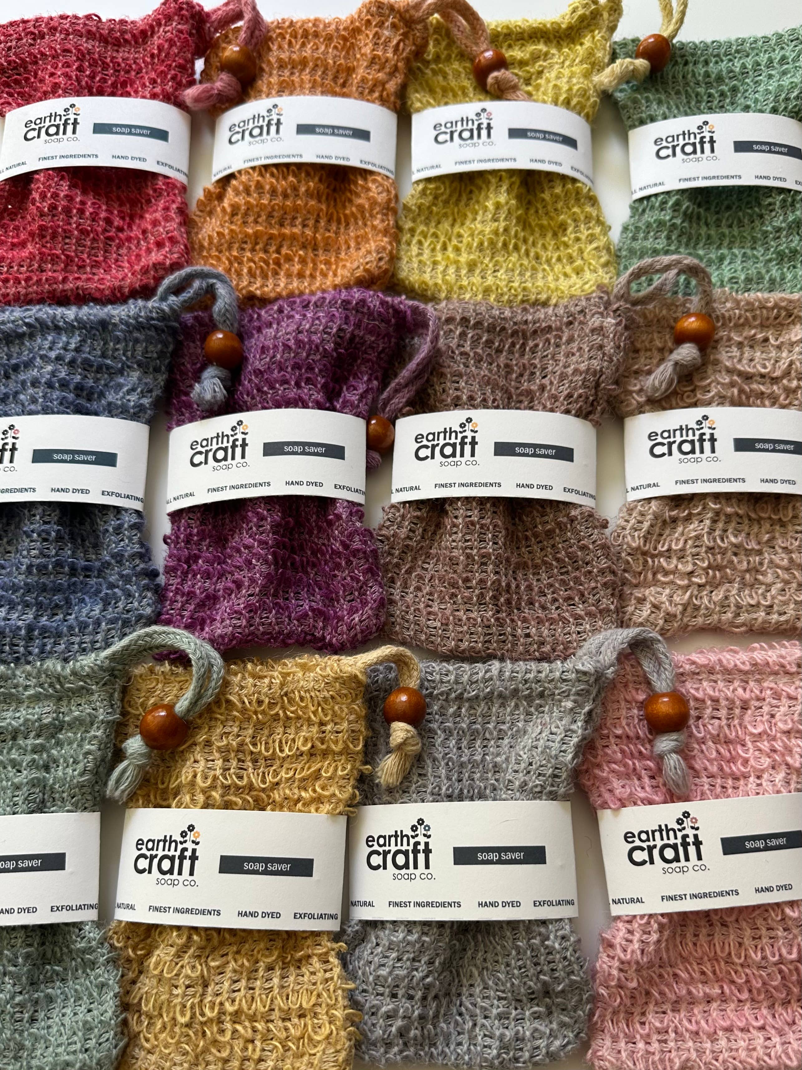 Earthcraft Home Co - Wholesale Soap Pouch/Sack/Bag - Soap Saver Bags - Choose your color2