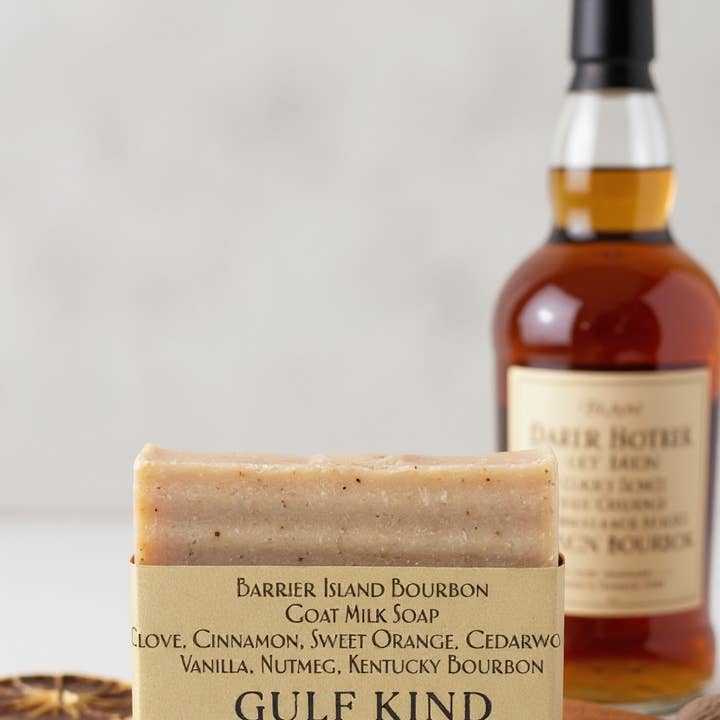 Barrier Island Bourbon – Goat Milk Soap for wholesale by Gulf Kind