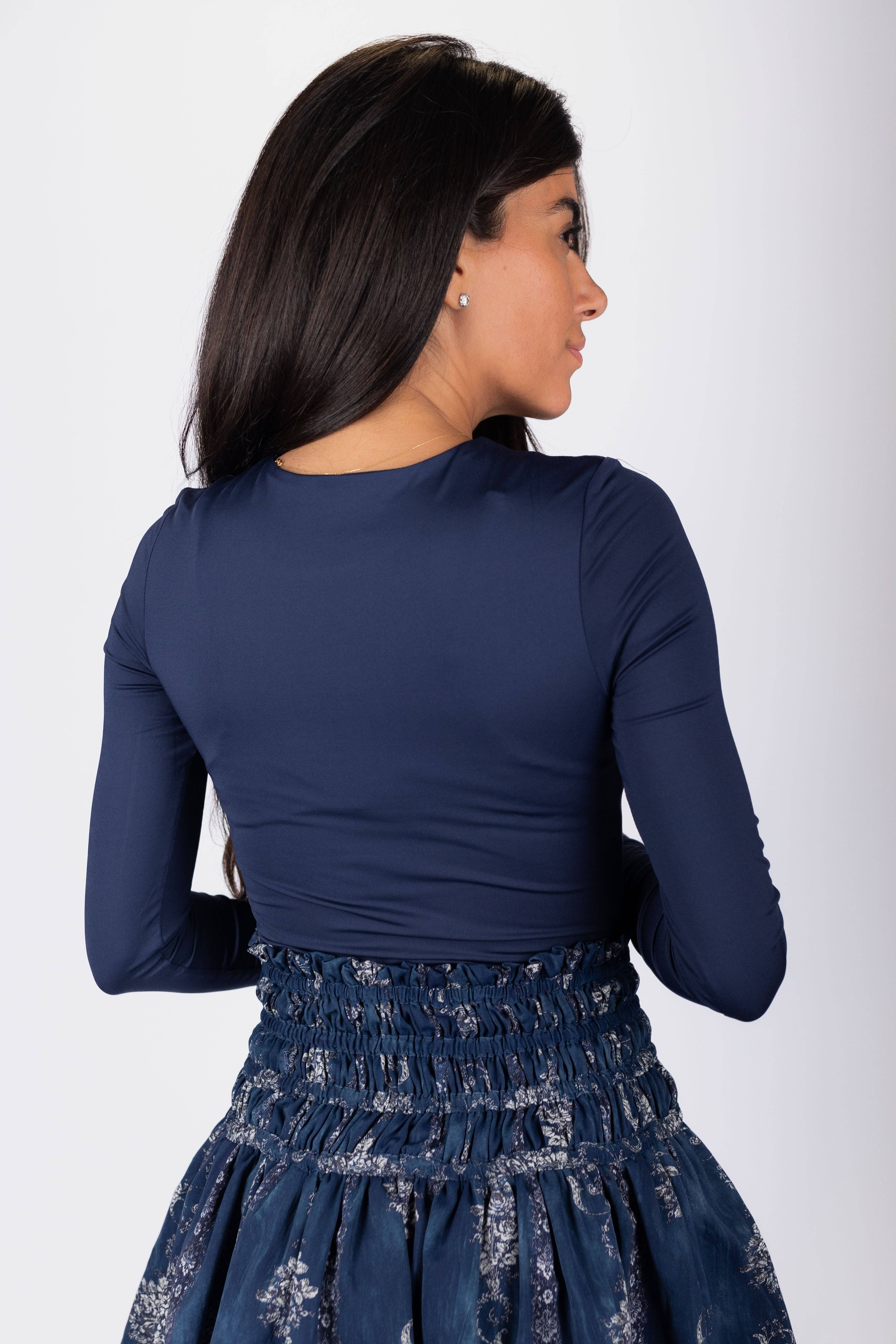 Yakira Bella - Wholesale Knit Top - Women's - Marina Top (Navy)4