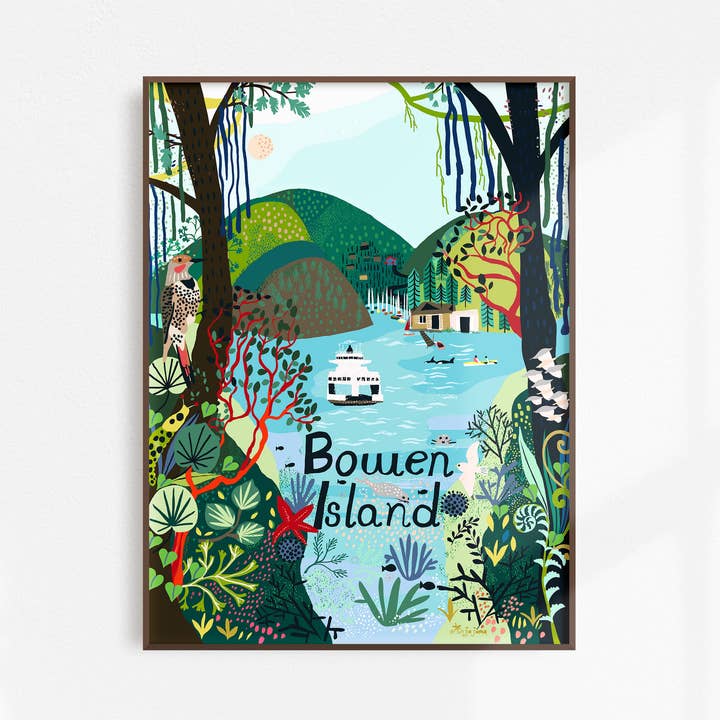 Anja Jane - Wholesale Art Print - Bowen Island - Nexwlélexm Art Print