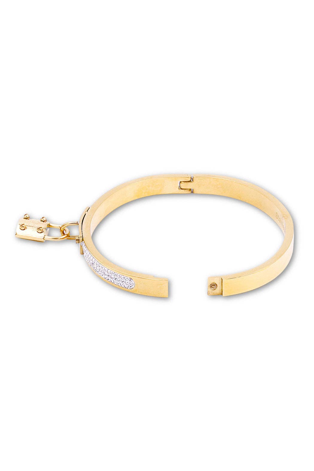Embellish Your Life - Wholesale Bangle Bracelet - Lock Crystal Bracelet3