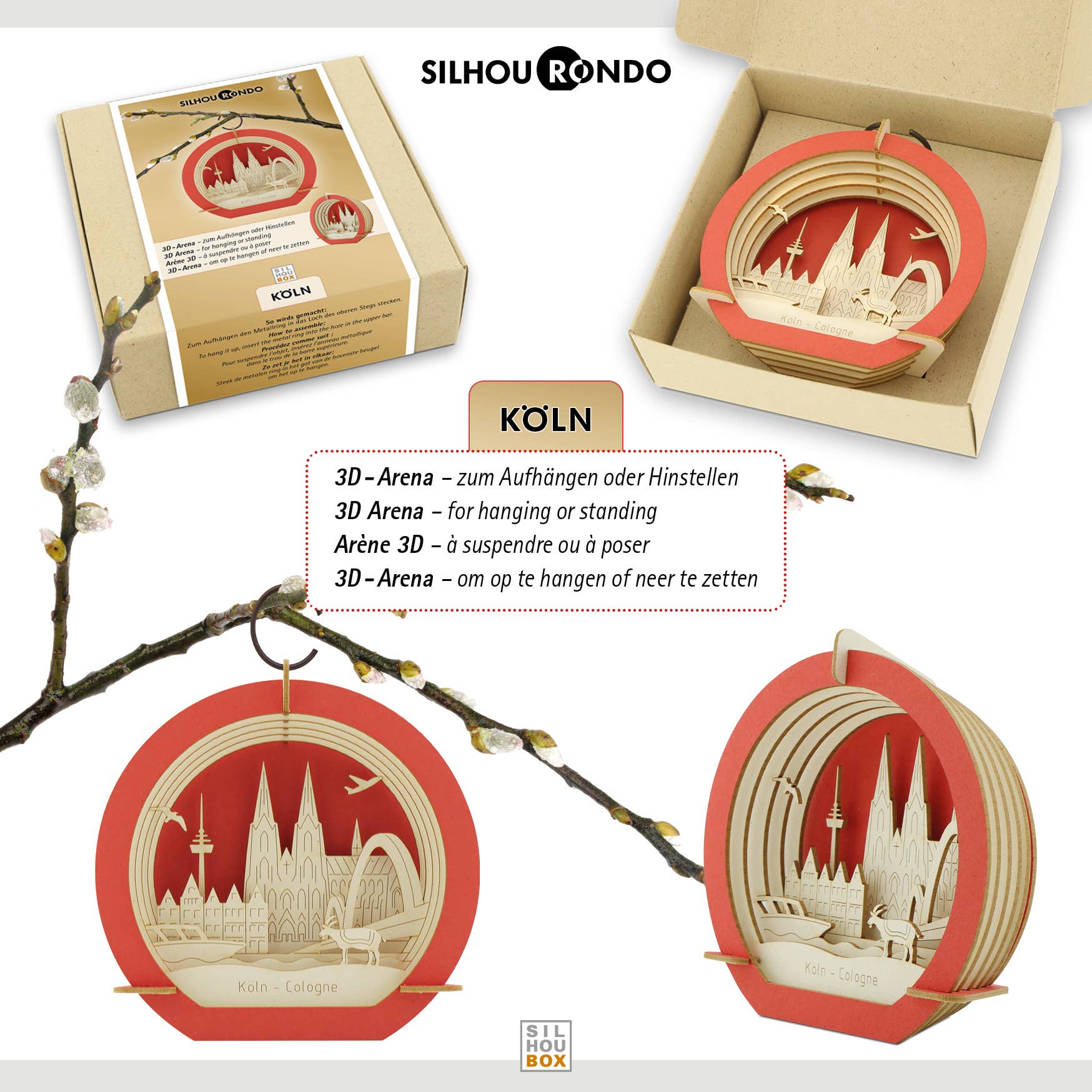 SILHOUBOX - Wholesale Decorative Figurine - Cologne-SilhouRondo5