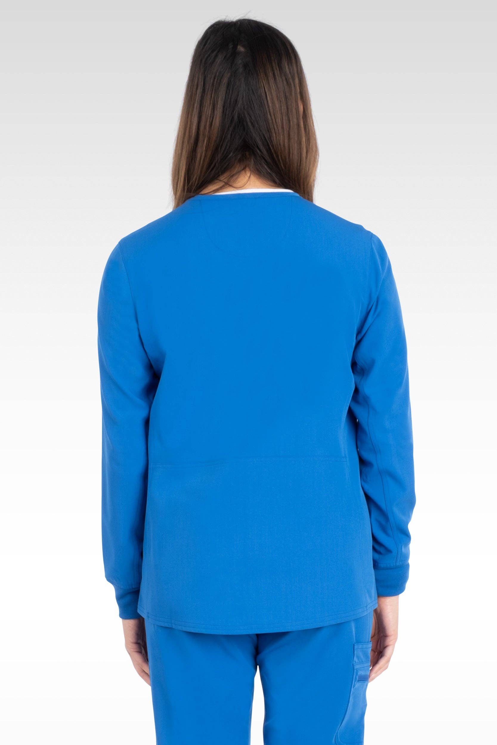 Aura Naturale - Wholesale Healthcare Uniform - Women's - Tana Women Round Neck Zipped Scrubs Jacket 4 Pockets (17050)8