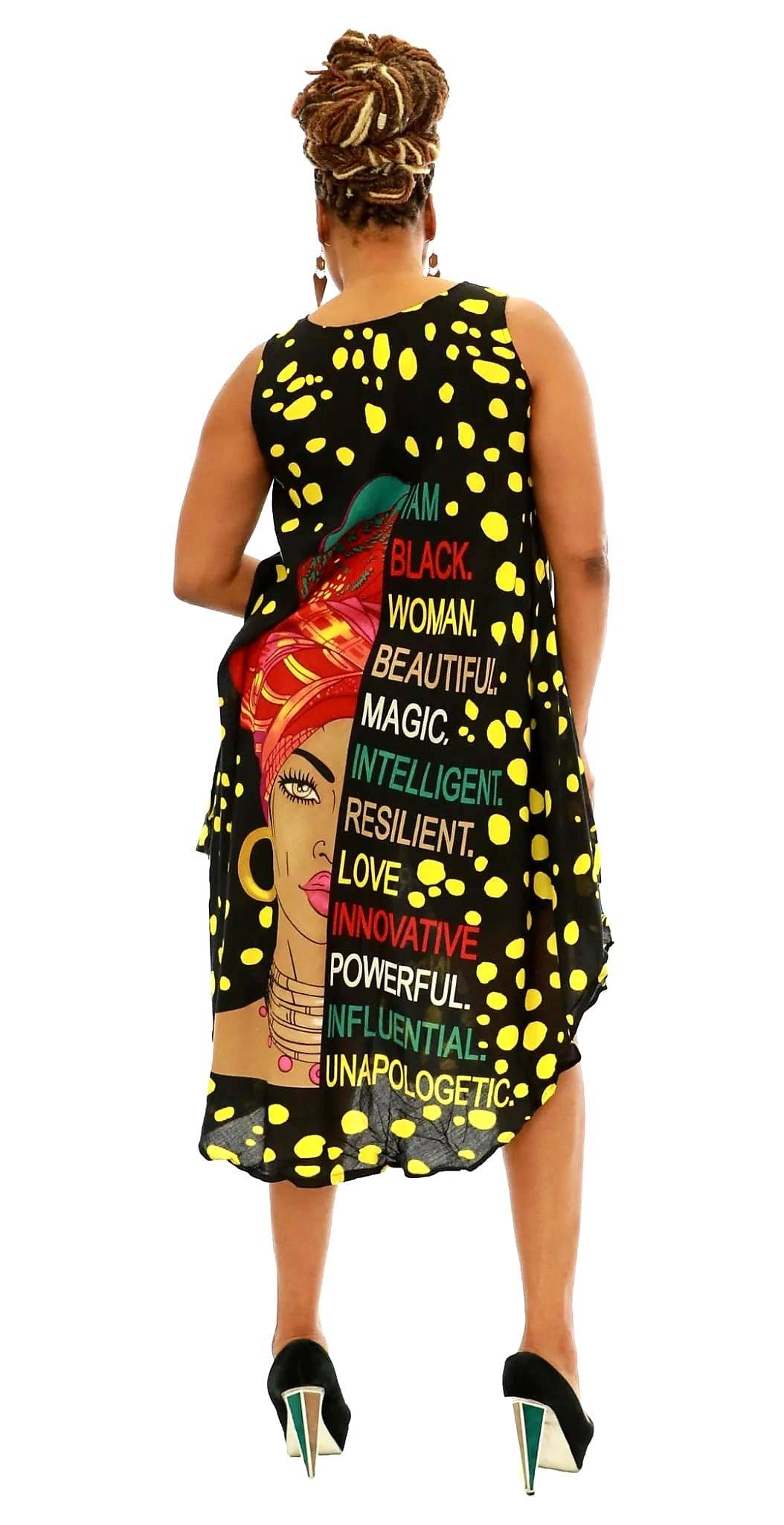 India Batik - Vente Robe – femme - Robe parapluie/robe de soleil ethnique - 14002