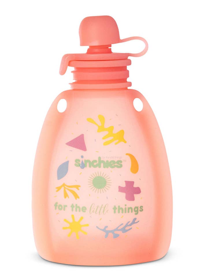 Sinchies Silicone Squeezy Pouch - Pink Pastel Pop for wholesale by Sinchies