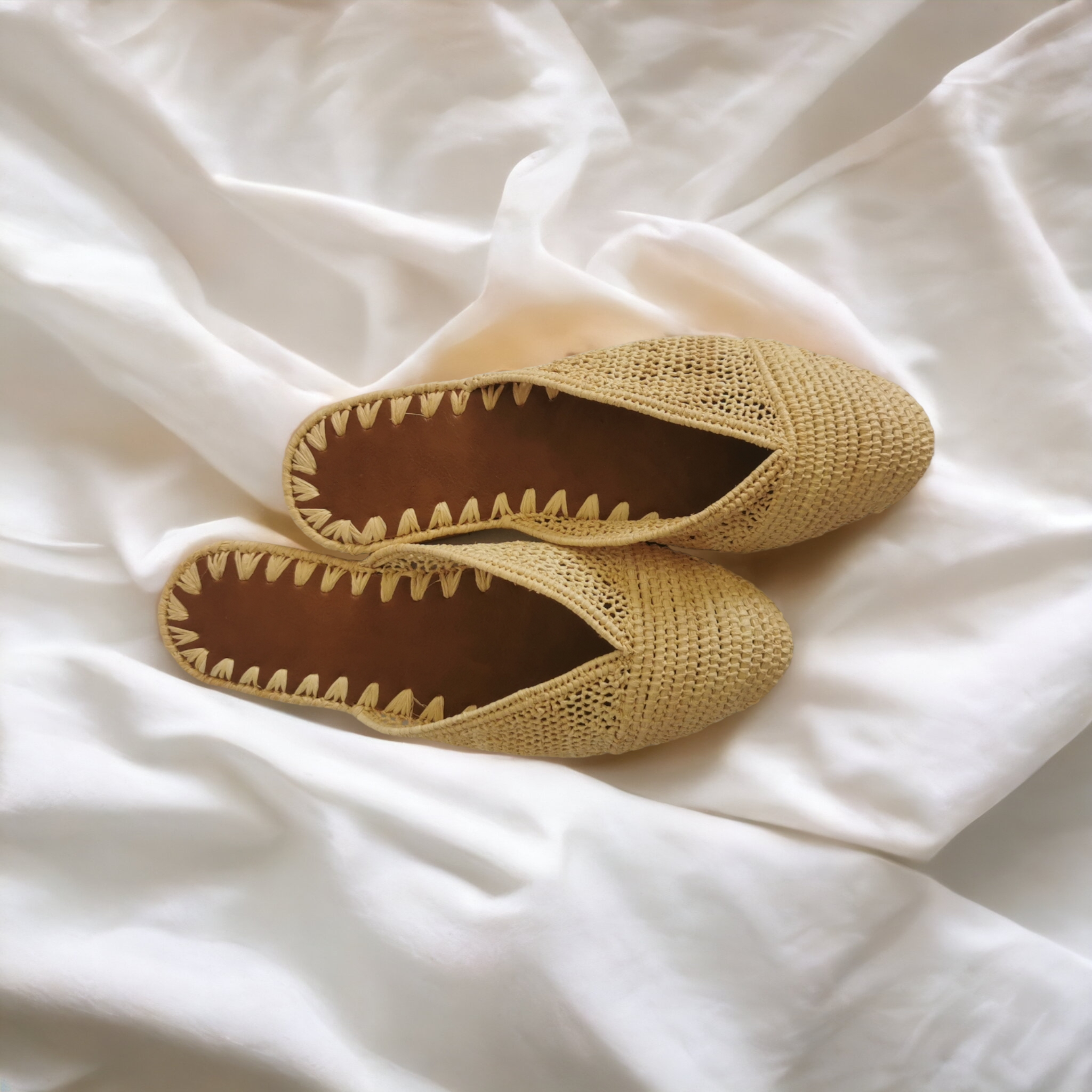 Berberparadise - Wholesale Sandals - Women's - Boho Sandals in natural raffia4