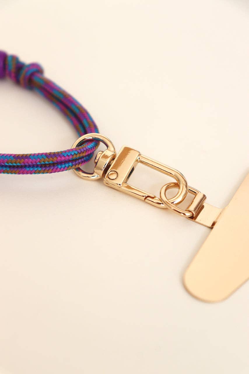 Maho - Wholesale Phonecase Strap - César Black Flowers4