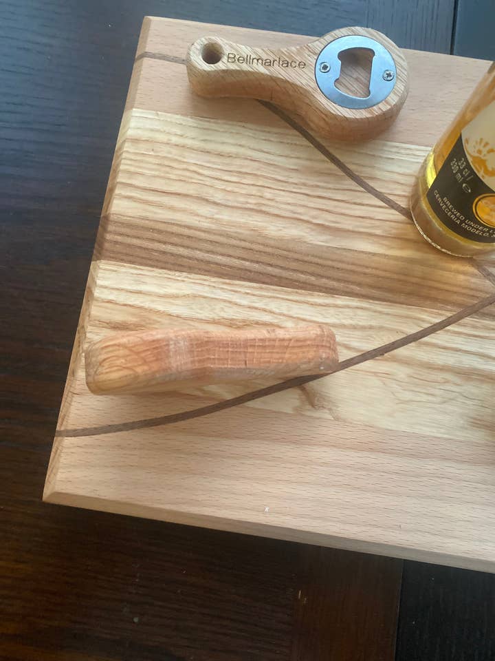 Introducing our Red Oak Bottle Opener, a stylish and functio for wholesale by Bellmarlace