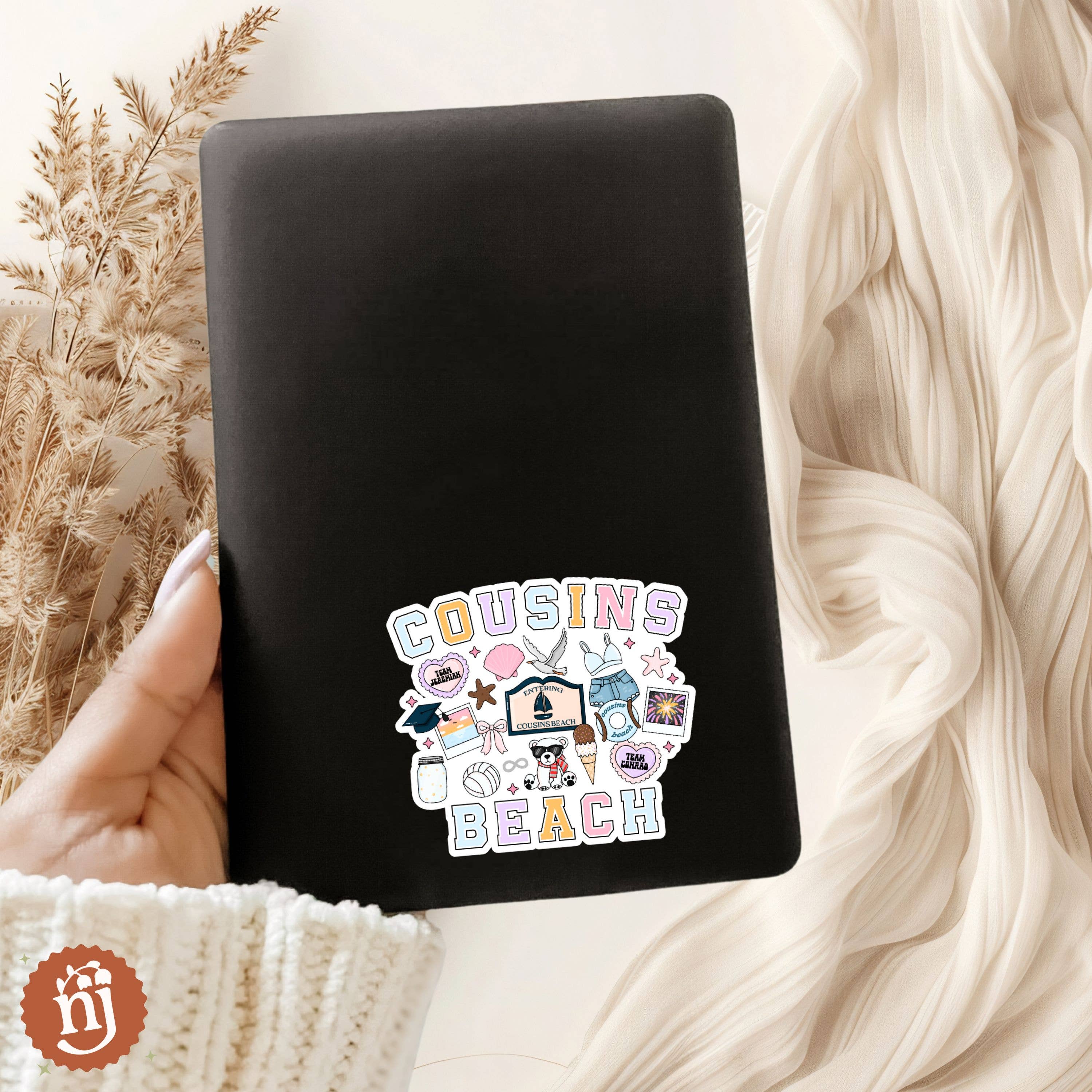 Nearly June Design Co - Wholesale Sticker - The Summer I Turned Pretty Cousins Beach Sticker3