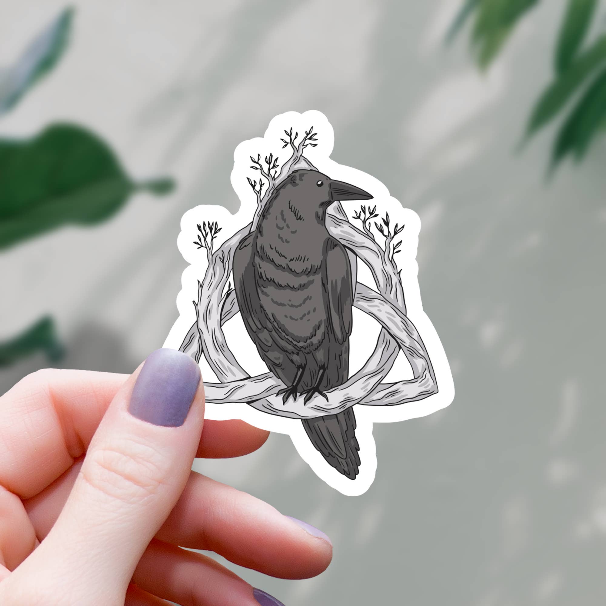 Mimic Gaming Co - Wholesale Sticker - Norse Raven Sticker - 3"
