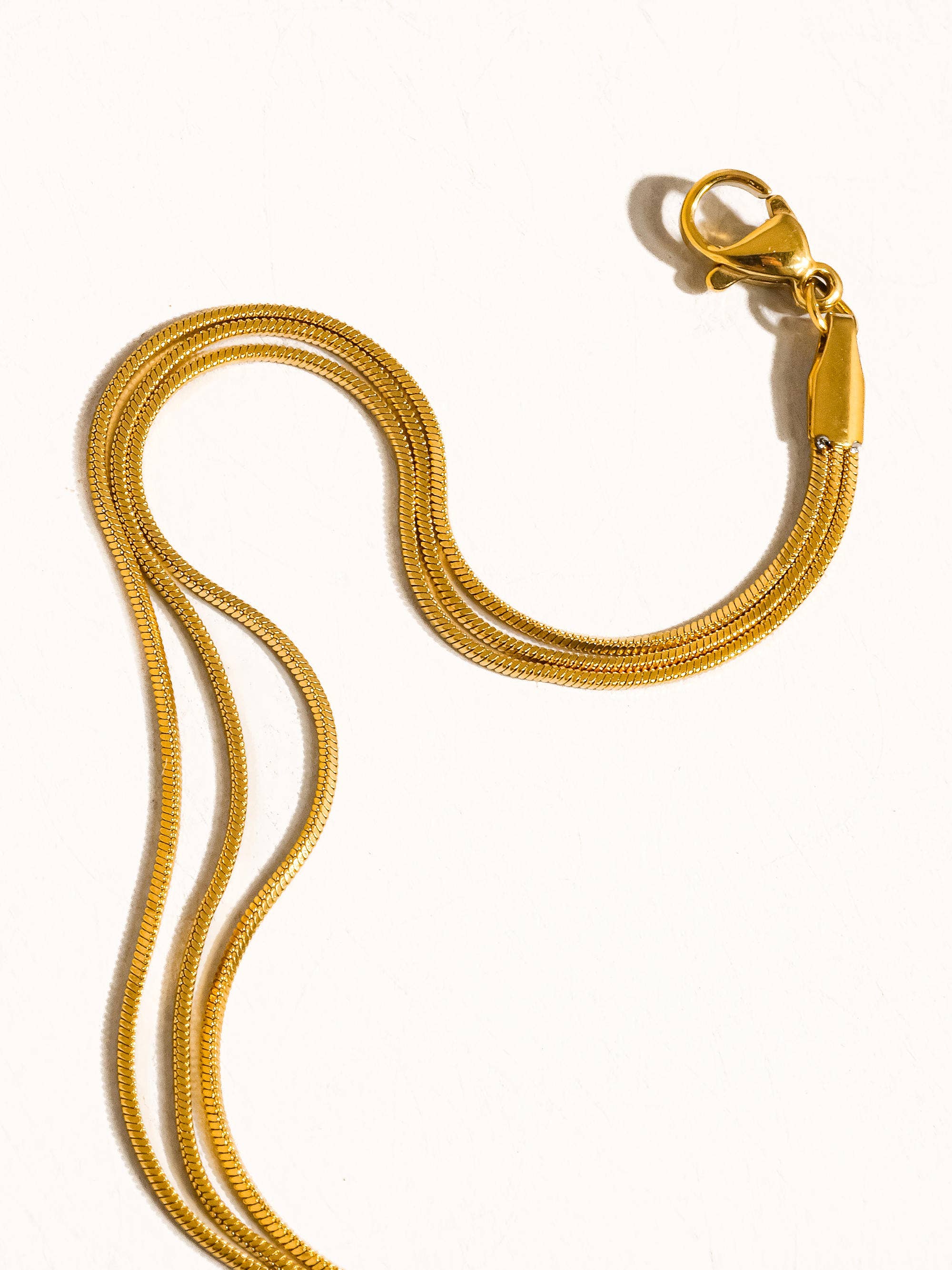Germaine 18K Gold Non-Tarnish Classic Thin Chain Bracelet for wholesale on Faire2