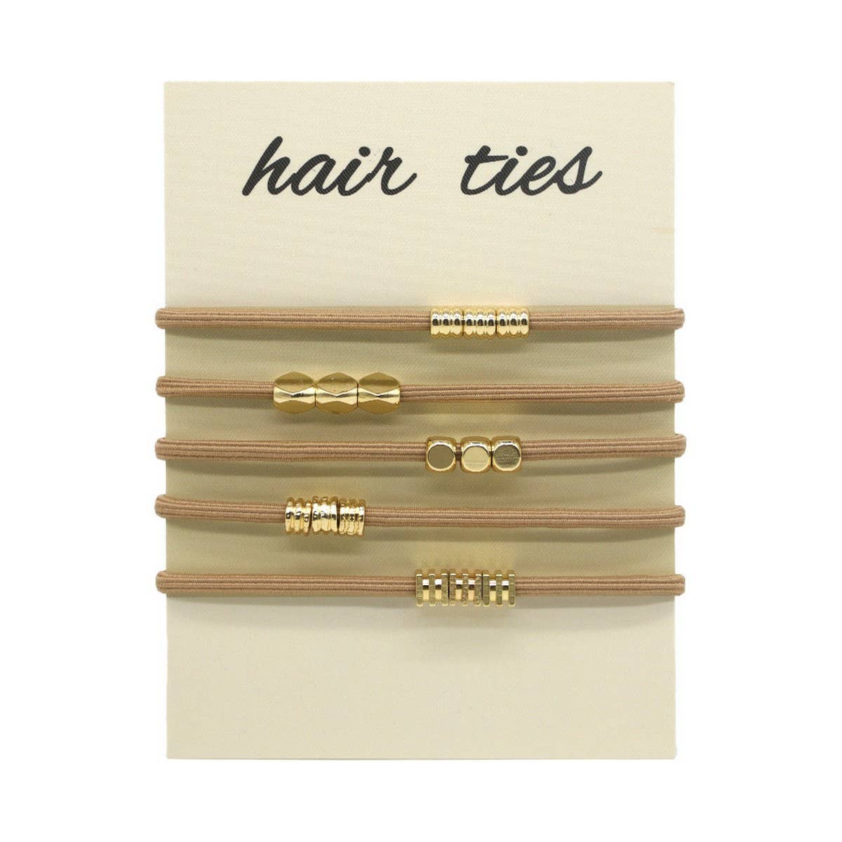 ACCITY - Wholesale Hair Tie - BRAIDED BOHEMIAN CARD HOLDER HAIR SCRUNCHIES_CWAHA27122