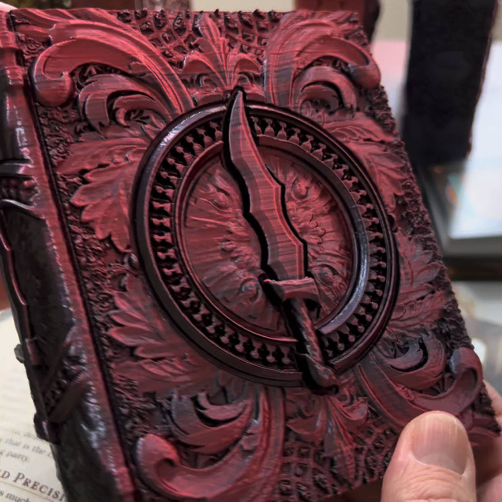 American Carver LLC - Wholesale Dice - Rogue Storage Tome for TTRPG, MTG, Pokemon, D&D Gaming!2