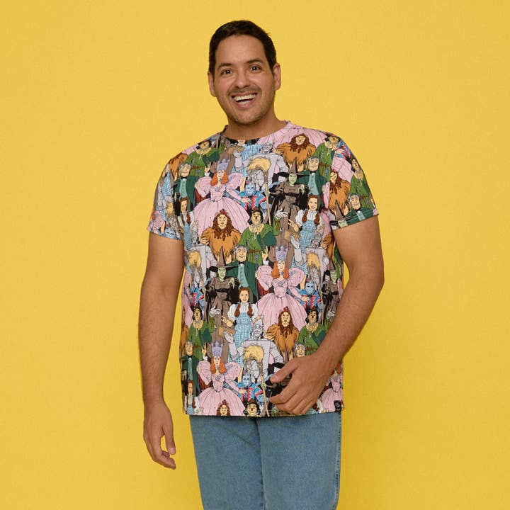 Cakeworthy - Wholesale T-Shirt (Graphic) - Women's - The Wizard of Oz AOP T-Shirt II1