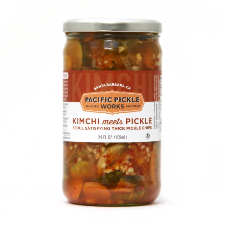 Pacific Pickle Works - Wholesale Pickled Vegetables - Kimchi meets Pickle - Seoul Satisfying Thick Pickle Chips0