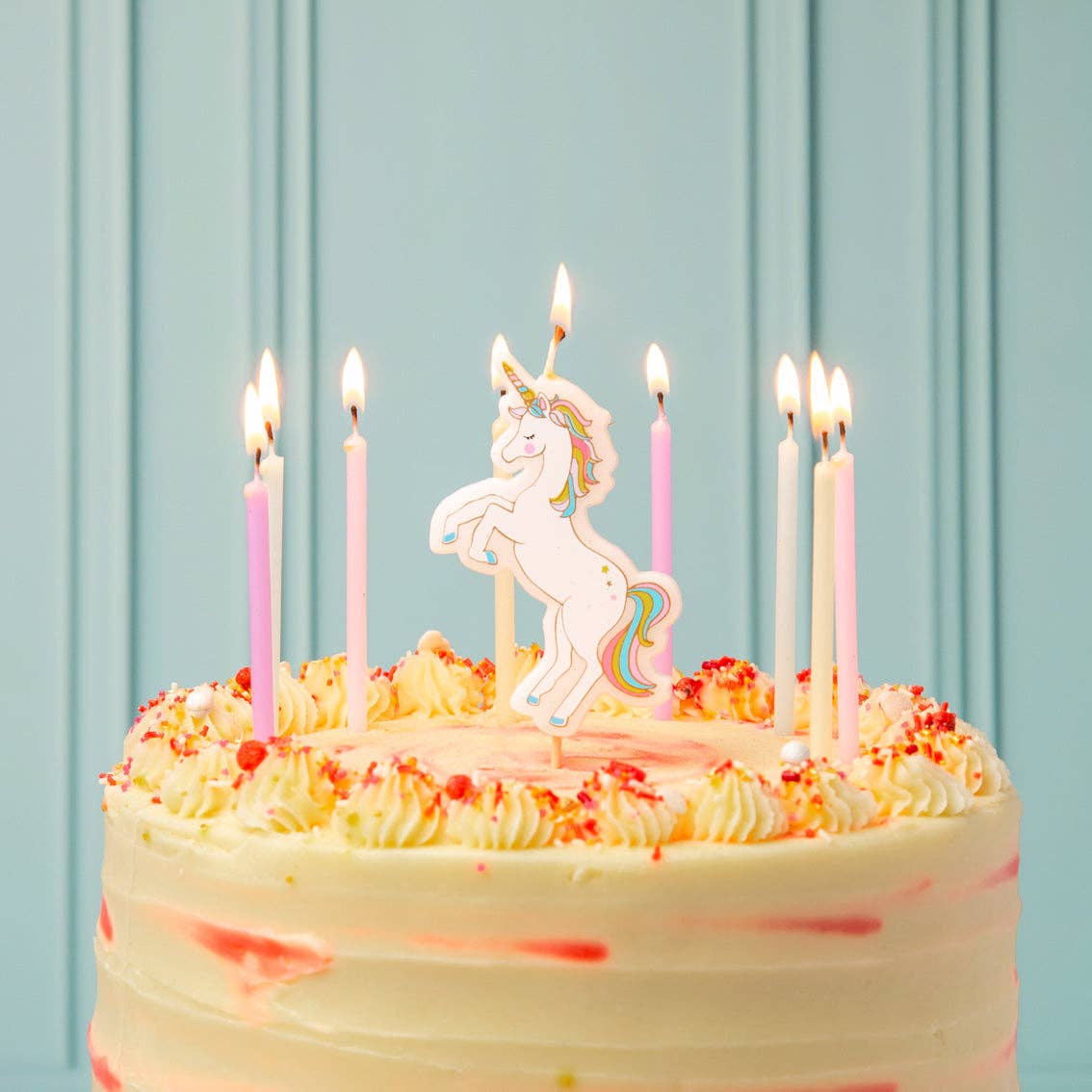 Talking Tables USA - Wholesale Cake Candle - Tall Pastel Birthday Candles - 16 Pack | Cake Candles |3