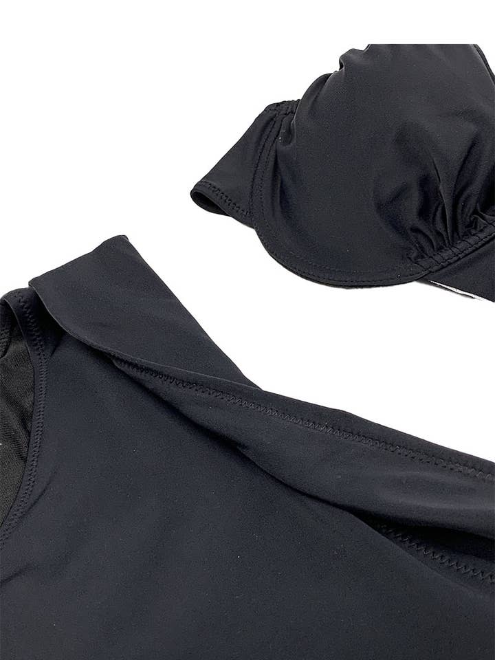 Belle Com'Elle - Wholesale Two Piece Swimsuit - Women's - Plus Size High Waisted Bikini Swimsuit/SY233810