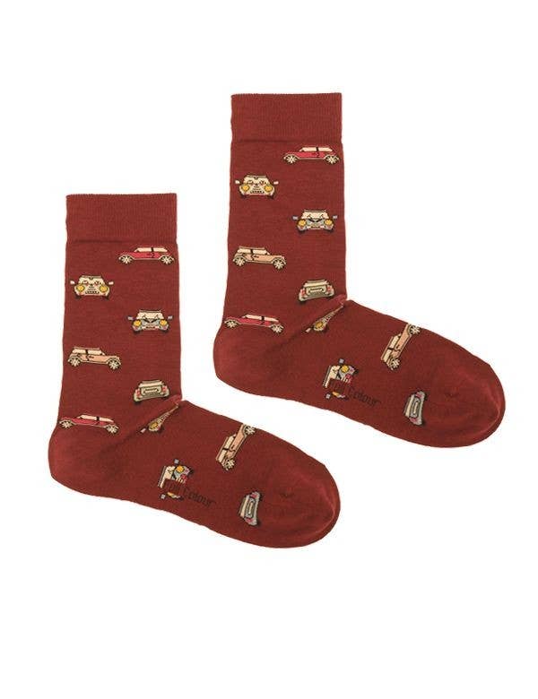 BURGUNDY MINIS BORDEAUX SOCK for wholesale on Faire