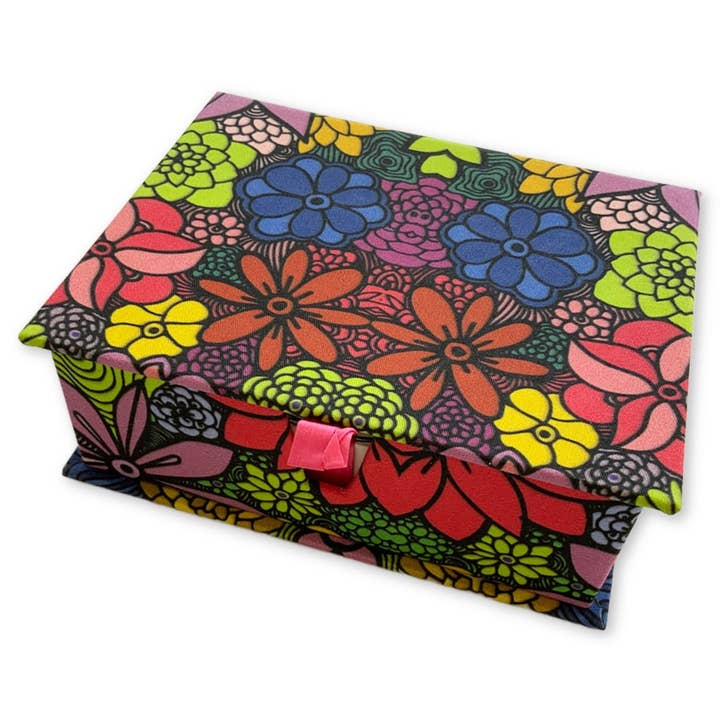 LOVELEEN®️ - Wholesale Stationery/Notecard Set - 'Bloom Boldly' Note Card Box (w/ 100 coloring note cards)2