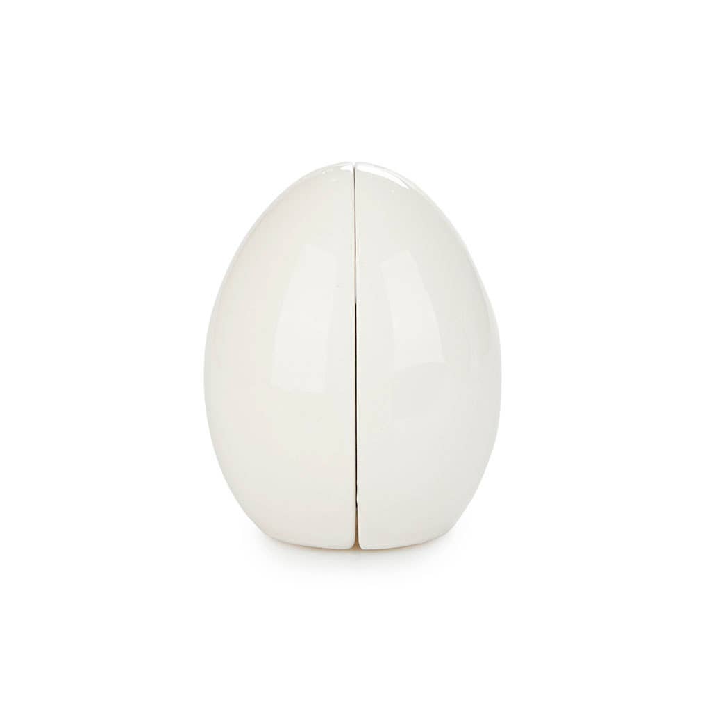 Balvi - Wholesale Salt & Pepper Shaker Set - Salt & pepper set, Uovo L, white, porcelain3