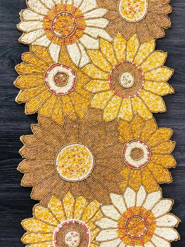 Ornamenterad duk med pärlor i stjärn- och dekorationsmönster för wholesale av Lixra