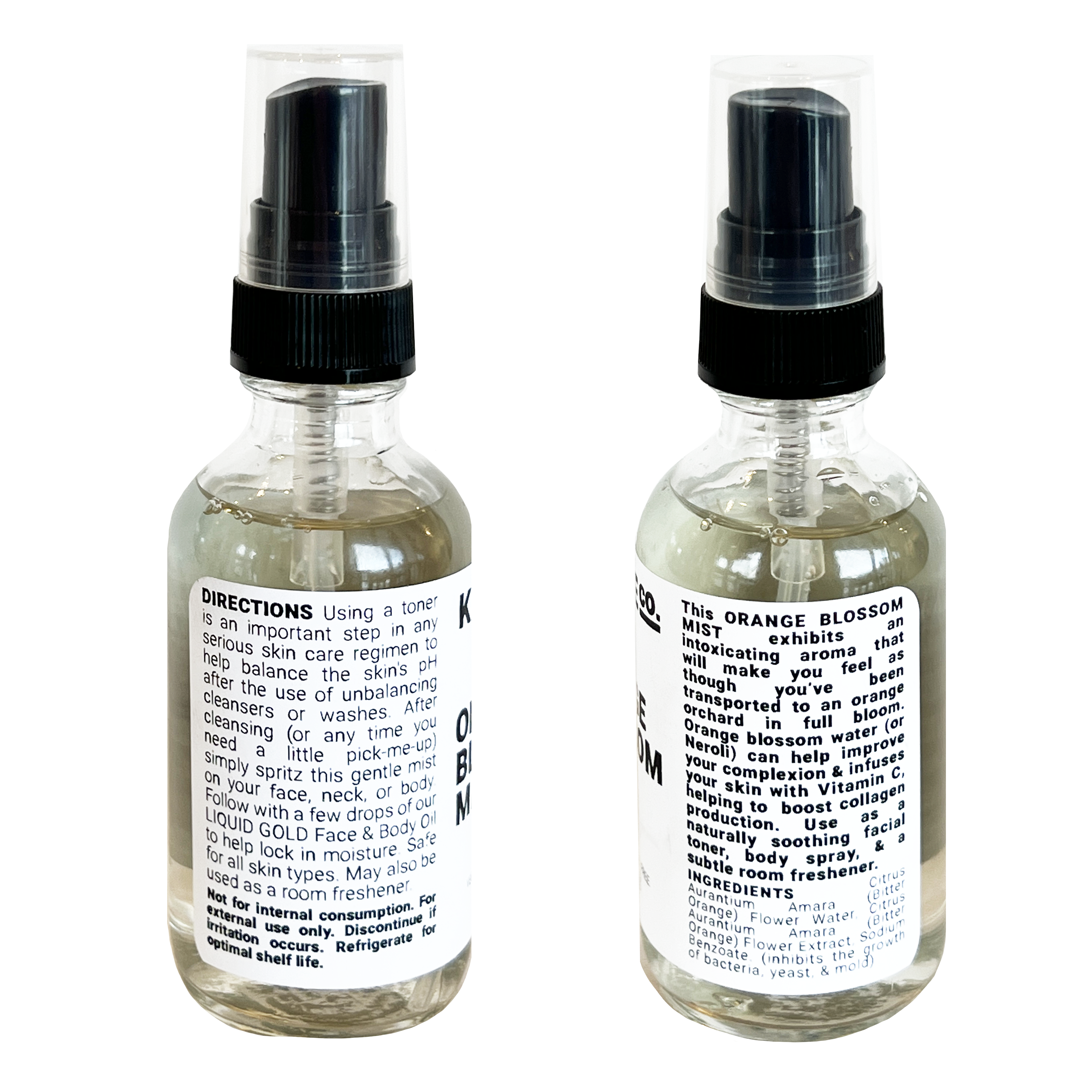 Kalme Co. - Wholesale Face & Body Mist/Water - ORANGE BLOSSOM Mist4