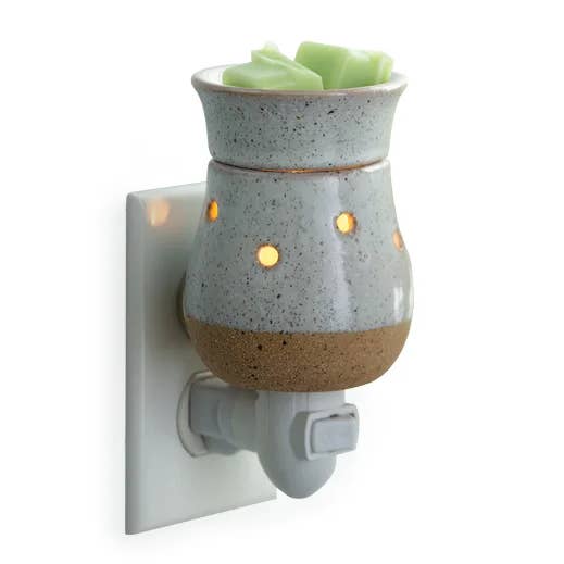 Klassieke Fragrance Warmer met Stekker - Rustiek Wit voor wholesale door Serendipity Soy Candles