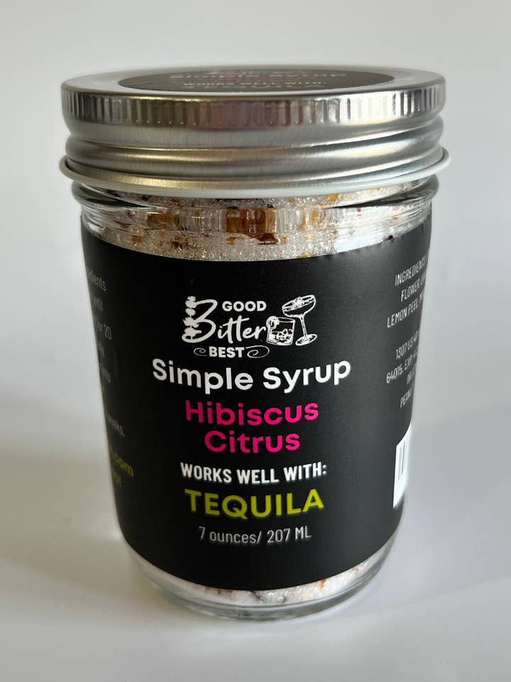 Sirop simple - Hibiscus agrumes pour la vente par Good Bitter Best