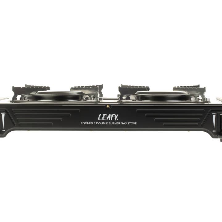 Leafy, Butane Gas Twin Burner Chef Gas Stove with Case (15,000 BTU) for wholesale by Leafy,