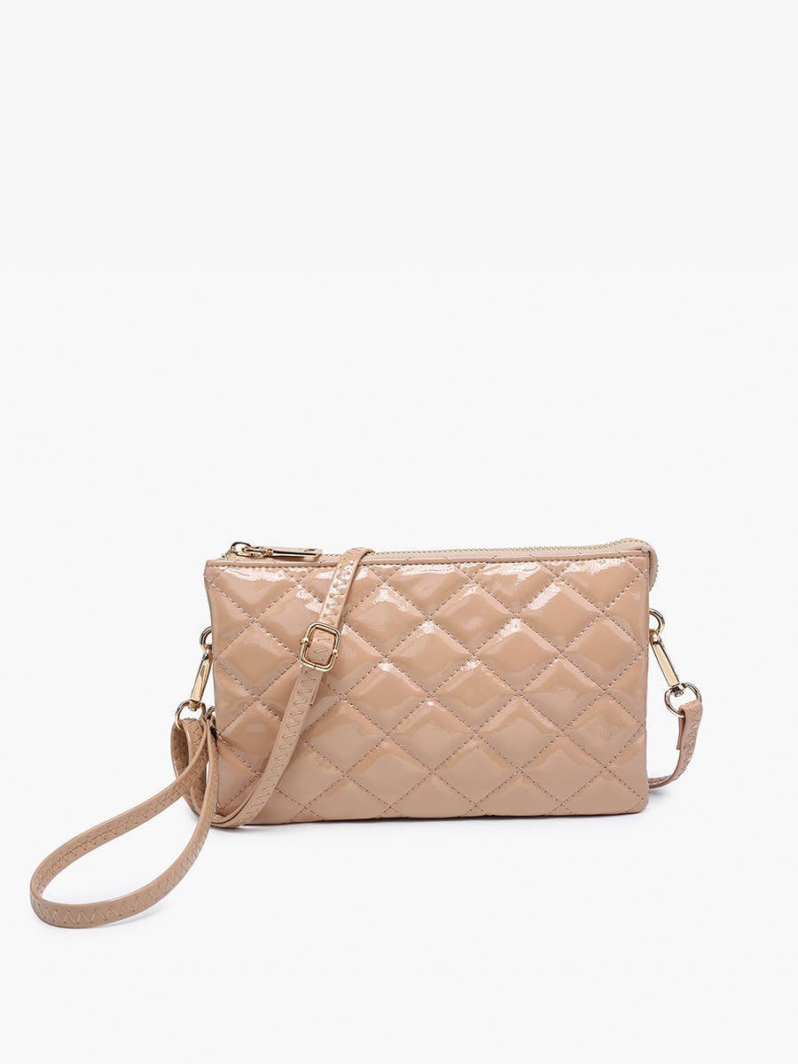 Jen & Co. - Vente Sac à bandoulière – femme - M013HG.QLT Riley Brillant Quilted Sac Bandoulière à 3 Compartiments2