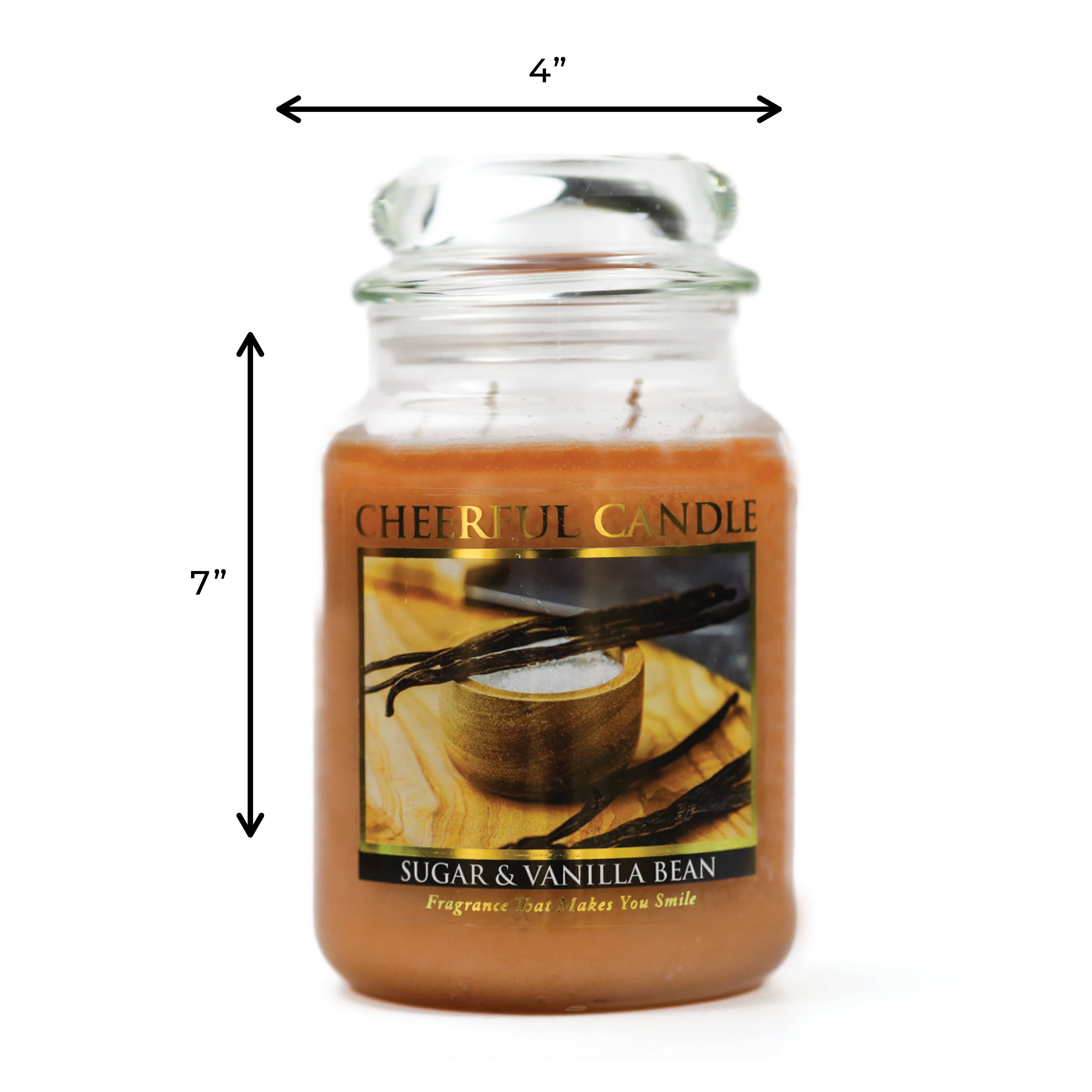 A Cheerful Giver - Venta al por mayor Velas en tarros - Vela alegre (24 oz.) — Azúcar y vainilla4