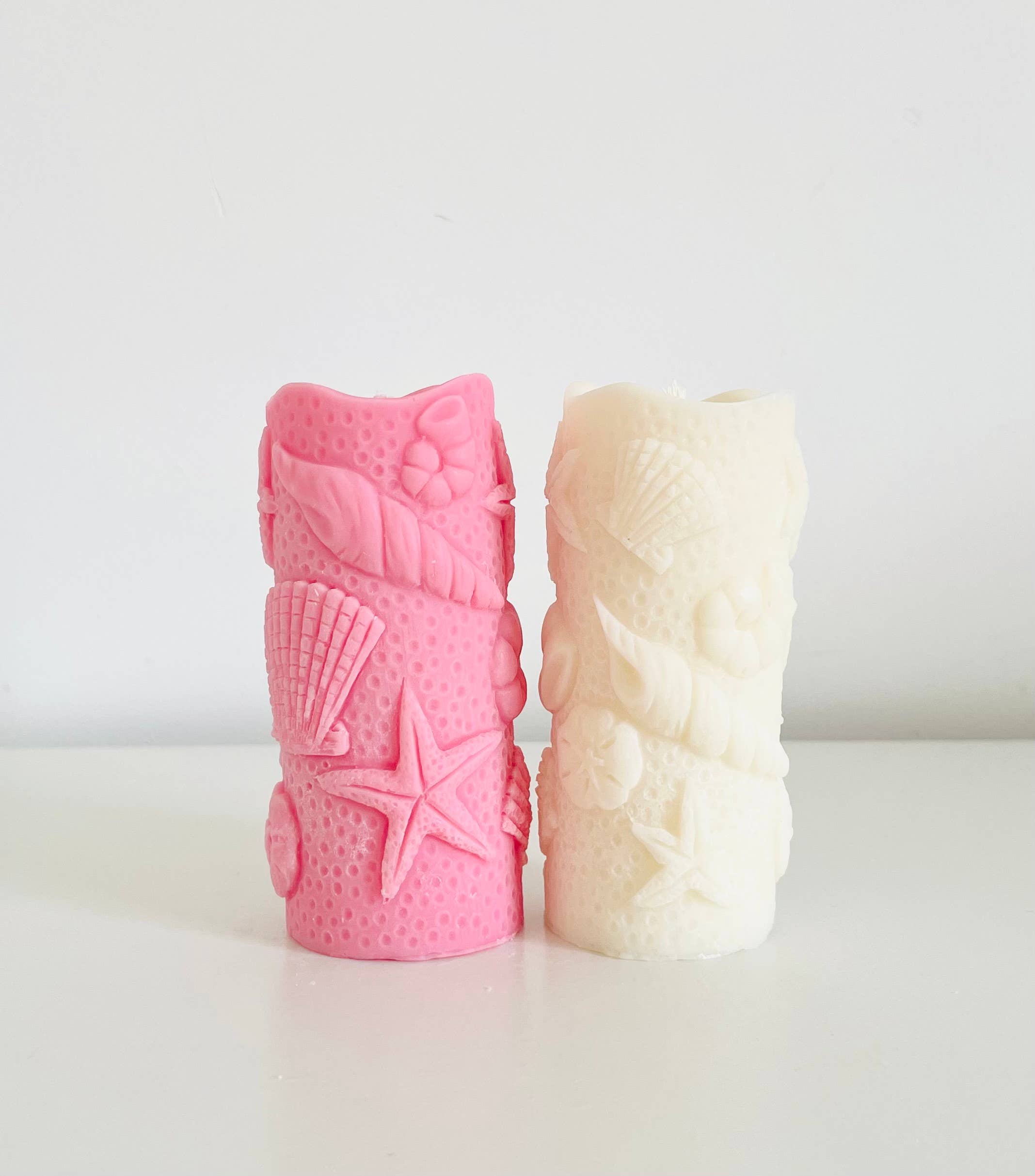 Sweet-Deco Creative - Wholesale Novelty Candle - Hand cast “seashell” pillar candle with fragrance options4