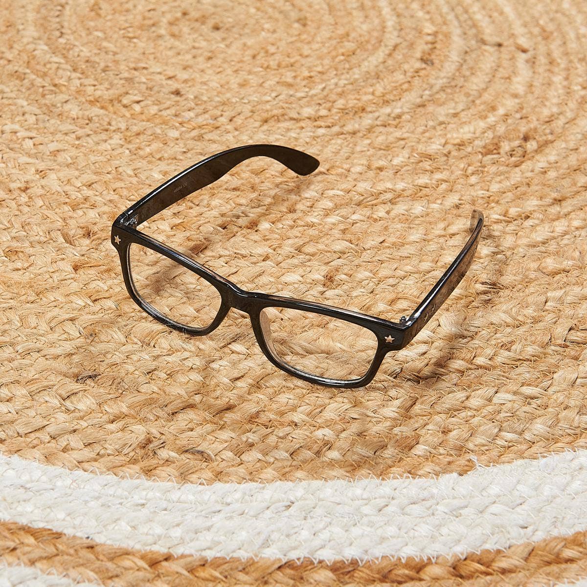 O&Ko – Tapete almofadado por atacado – Tapete Redondo de Algodão Bege Sunny Line 80x80 cm Feito à Mão2