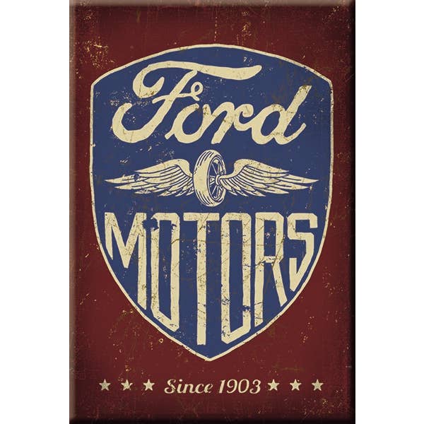 Desperate Enterprises - Wholesale Magnet - Magnet: Ford Motors Since 1903