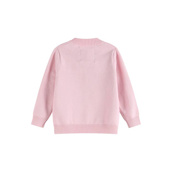 Lil Cactus - Wholesale Cardigan - Kids - Pink Knit Easter Bunny Cardigan