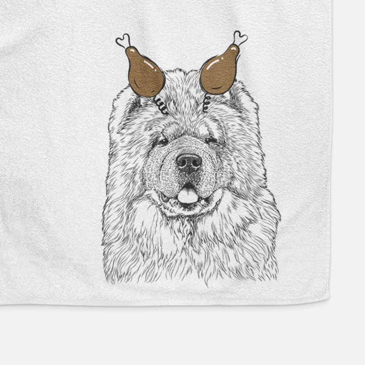 Inkopious - Wholesale Hand Towel - Baloo the Chow Chow Hand Towel5
