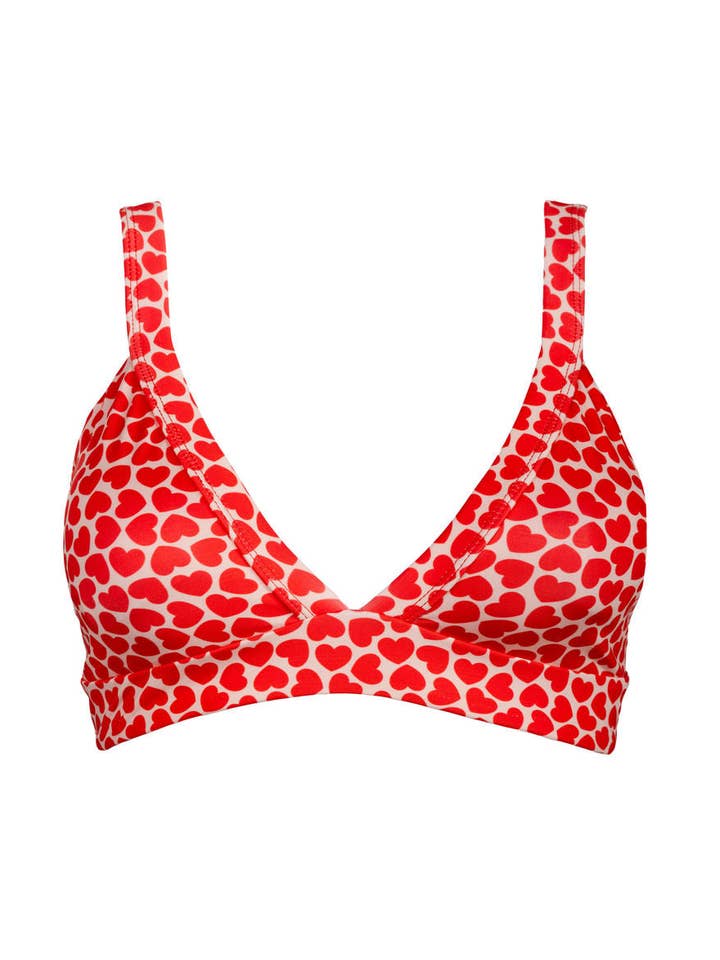 Banded Triangle Top in Brooke for wholesale by Kitty and Vibe