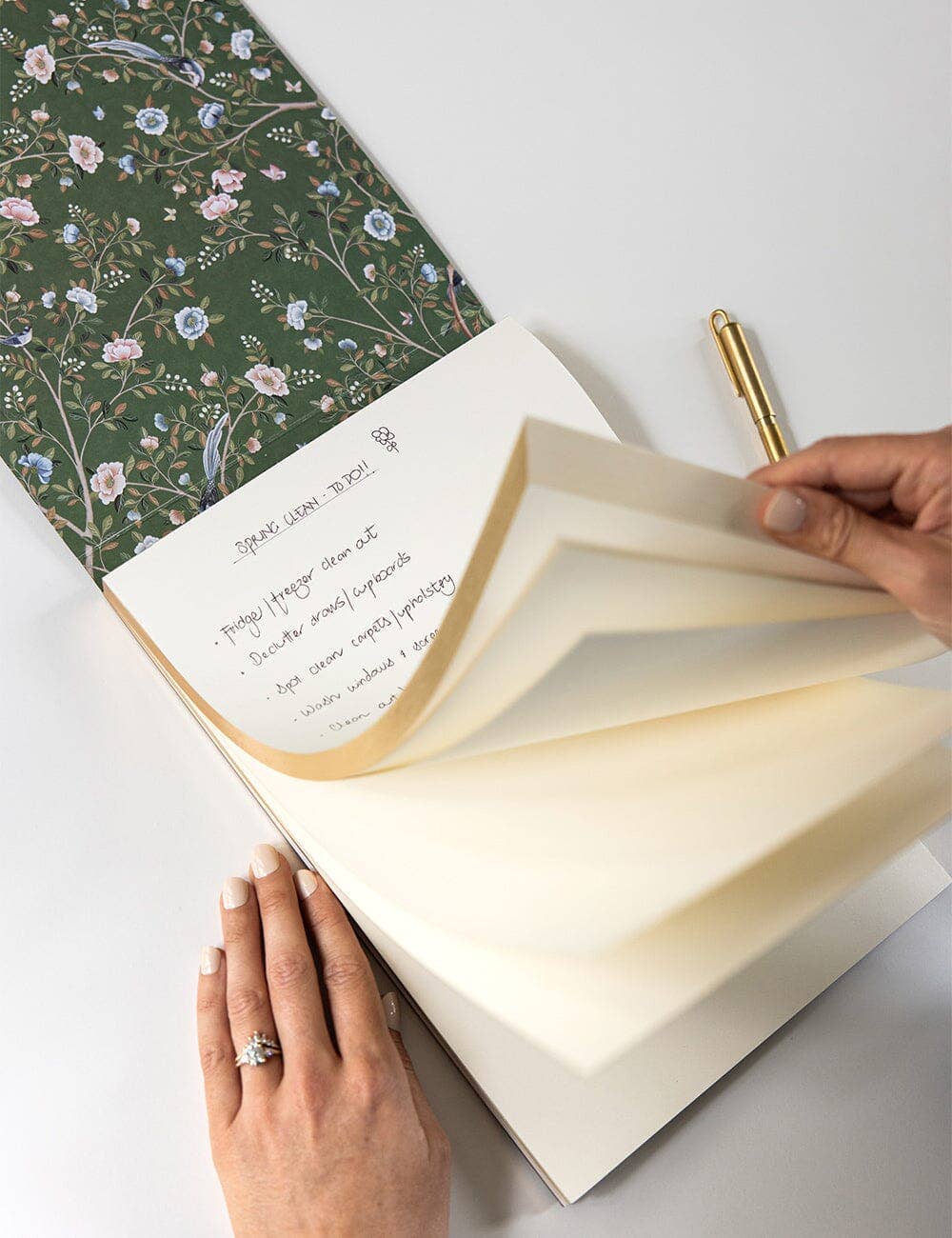 Bespoke Letterpress – wholesale Notepad – Camellia Tree Notepad Jumbo Jotter3