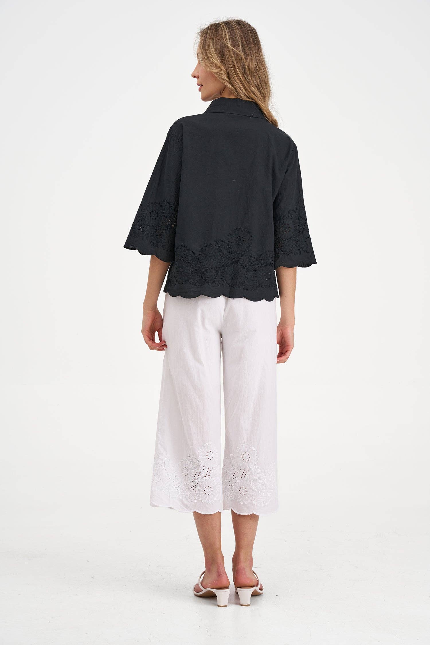 M Made In Italy - Wholesale Button Down Shirt - Women's - Women's Woven Shirt2