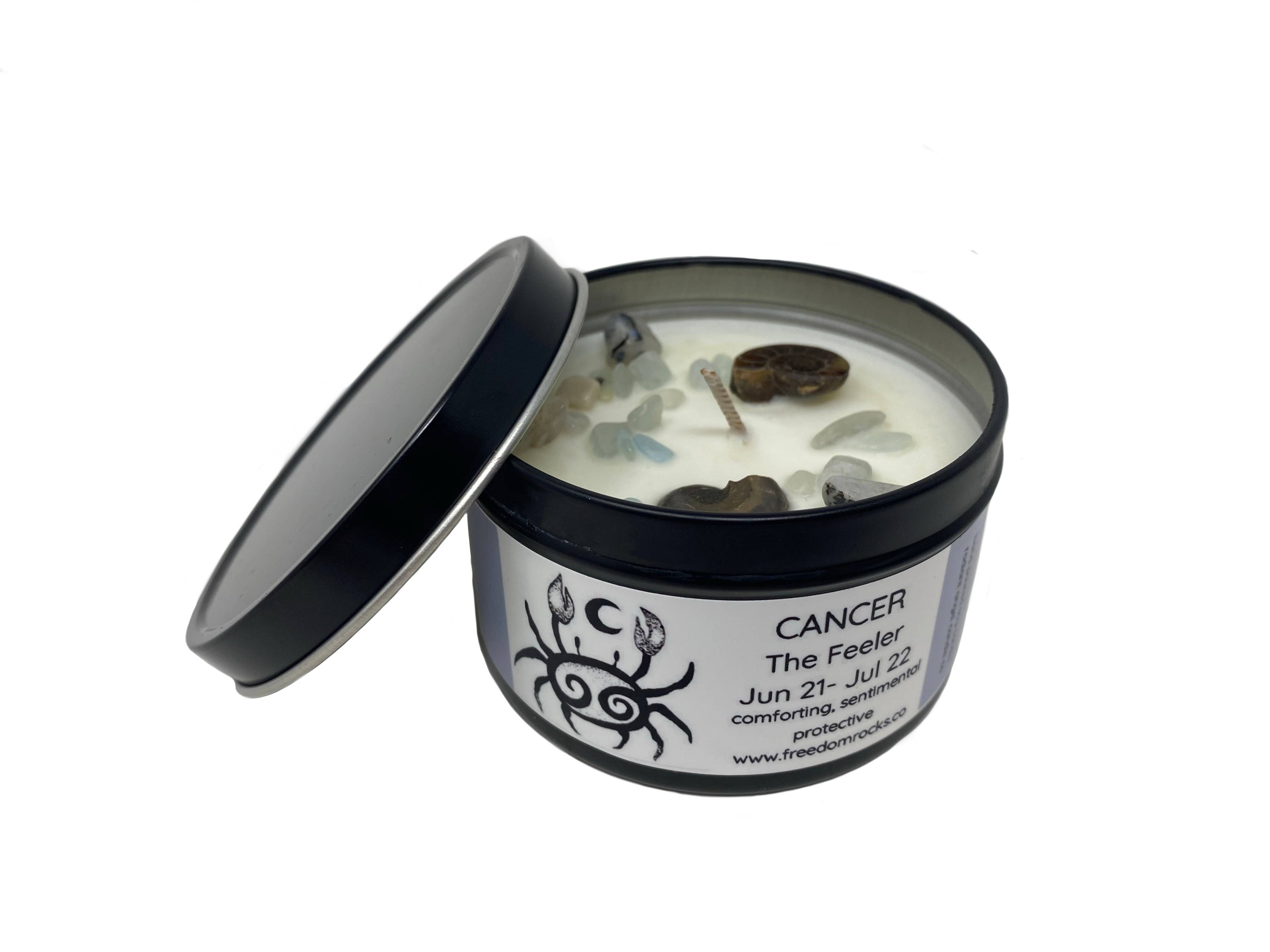 Freedom Rocks - Wholesale Travel Candles - Freedom Rocks Astrology Candles  - Crystal Infused13