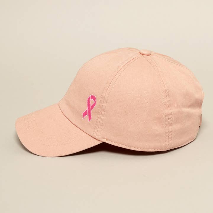 Fashion City - Wholesale Baseball Cap - Women's - Breast Cancer Awareness Ribbon Baseball Cap6