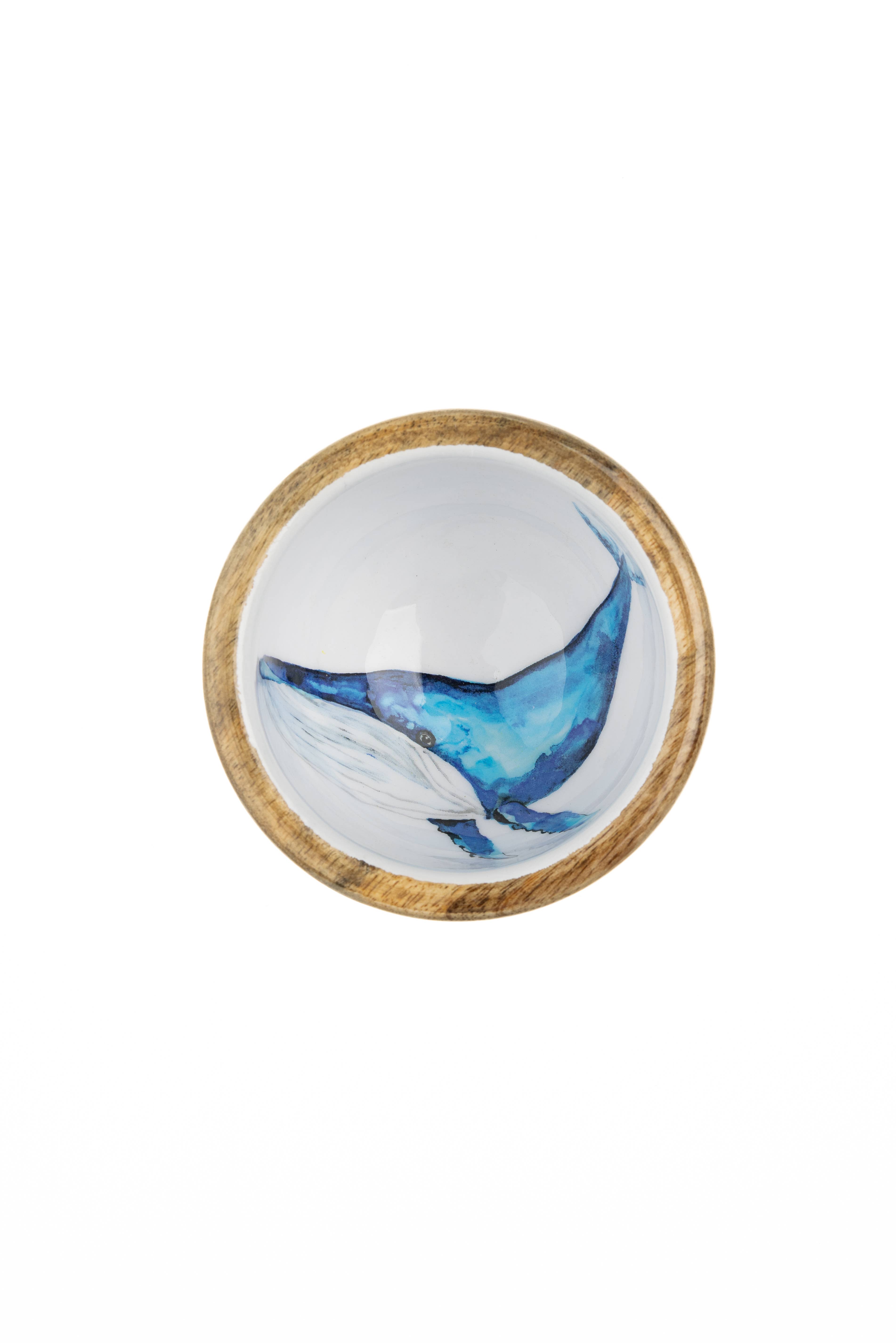 Shoeless Joe Ltd – wholesale Decorative plate/dish/bowl – Blue Whale Nut Bowl0