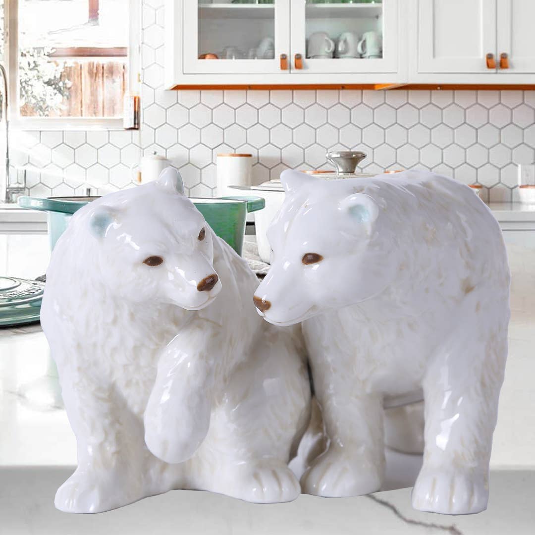 Pacific Trading - Vendita all'ingrosso Set sale e pepe - Set di saliere e pepiere a forma di orsi polari1