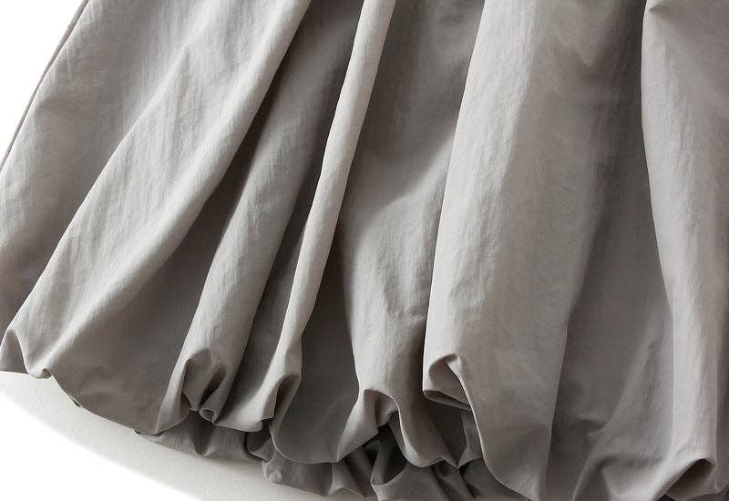 VividLux - Wholesale Skirt - Women's - High Waist Paperbag Lantern Skirt – Women's Midi Skirt16