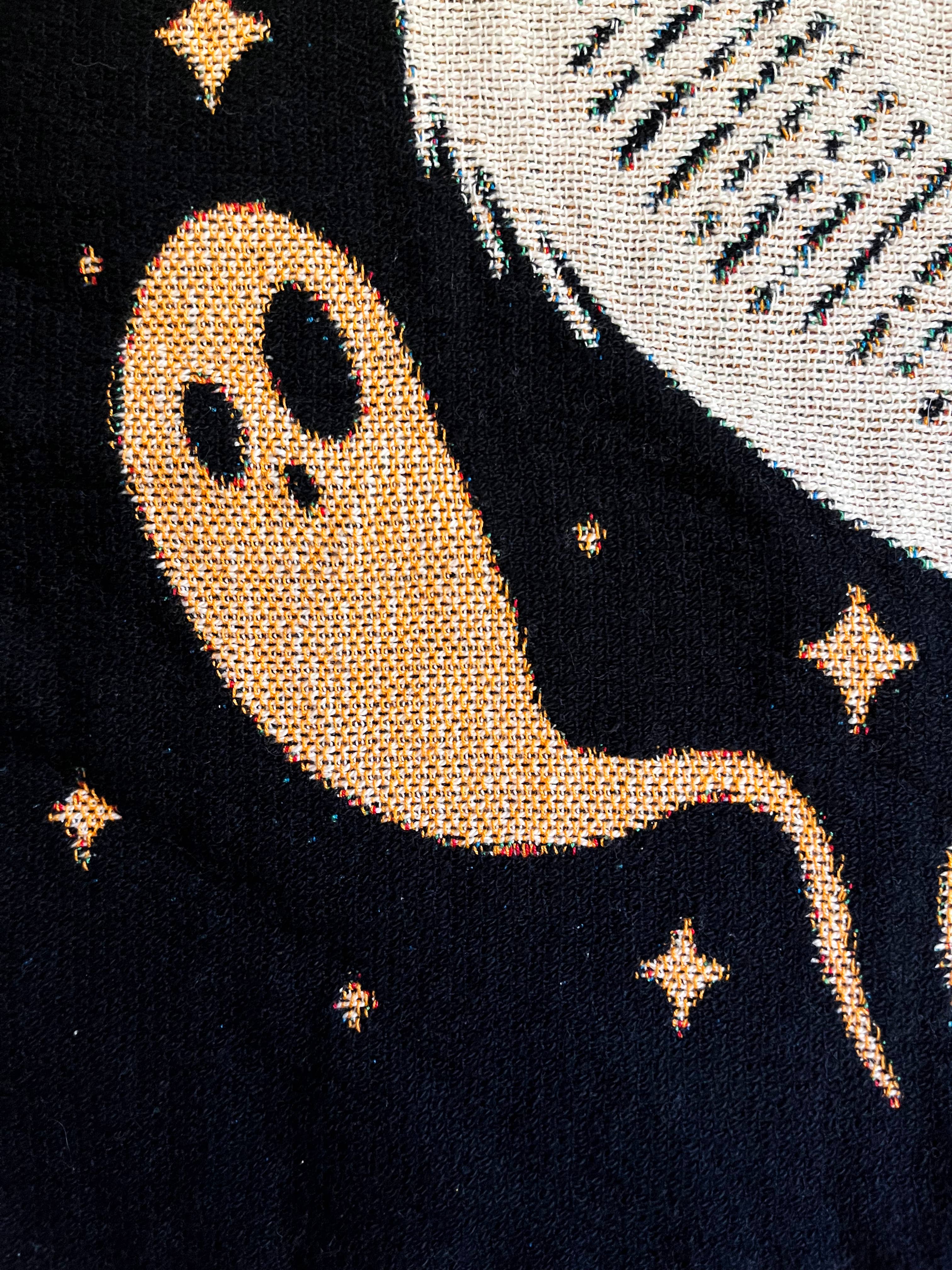 Elissa Marie Creative - Wholesale Throw Blanket - OuroPURRos Woven Throw Blanket | witchy | cats | occult7