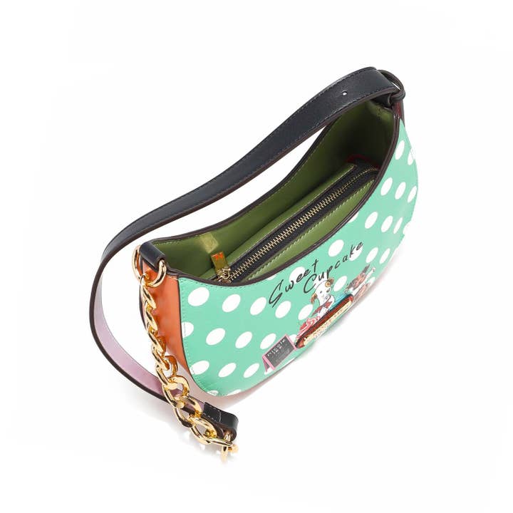 Nicole Lee - Venta al por mayor Bolso con correa - Mujer - Bolso de mano «PERRO CUPCAKE»