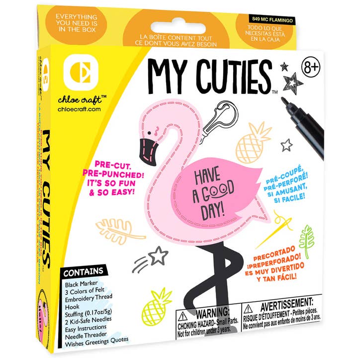 My Cuties - Plys nøglering sysæt til børn for engroshandel hos Ollie Pop Craft Shop